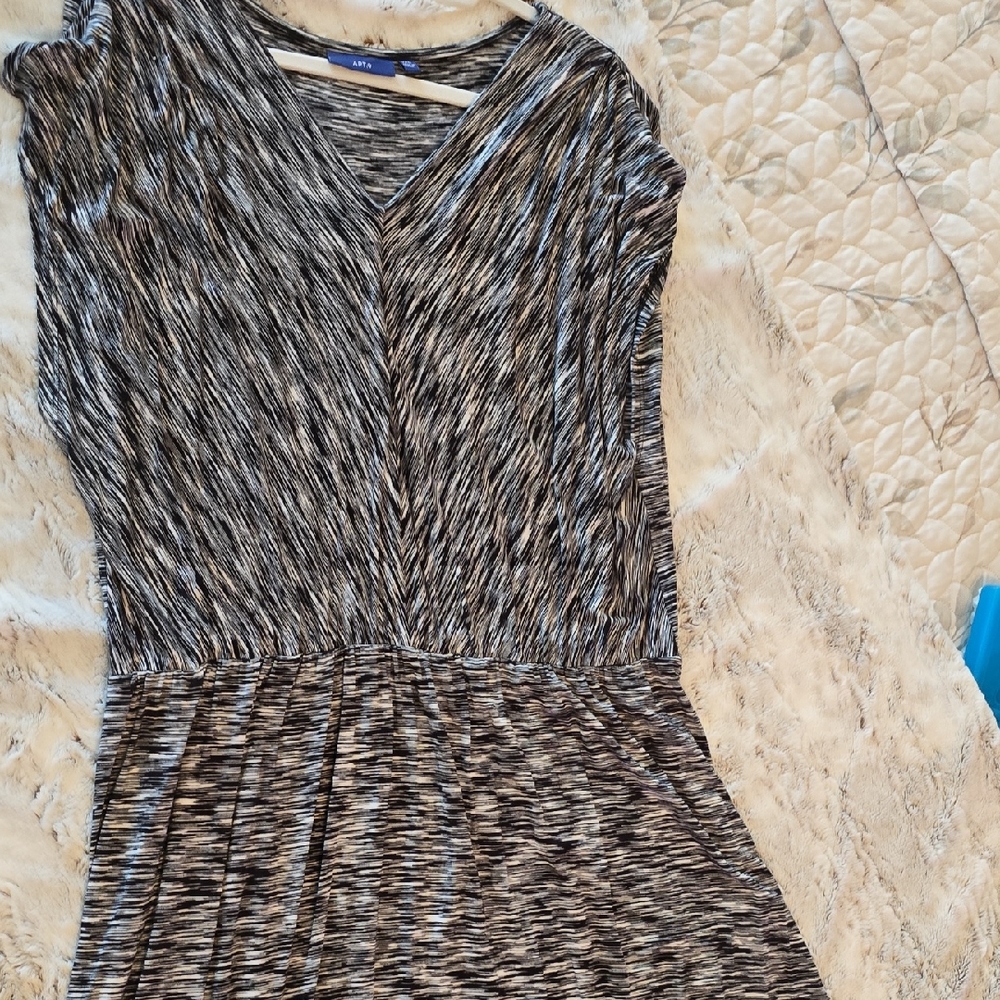 Apt. 9 Black and White Striped Garment